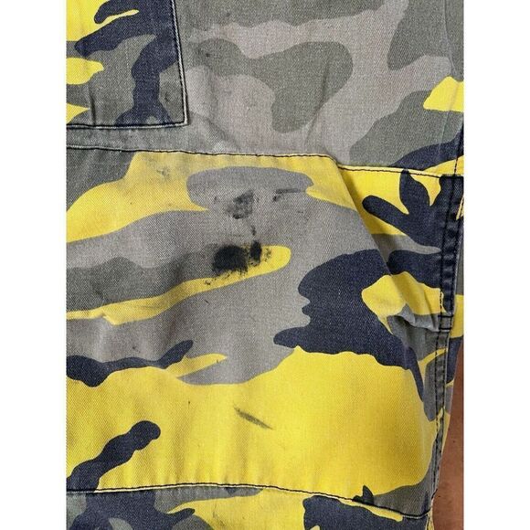 Rothco CARGO COMBAT PANT TWO TONE CAMO Unisex 32x30 Distressed Large Button Fly - Picture 14 of 16